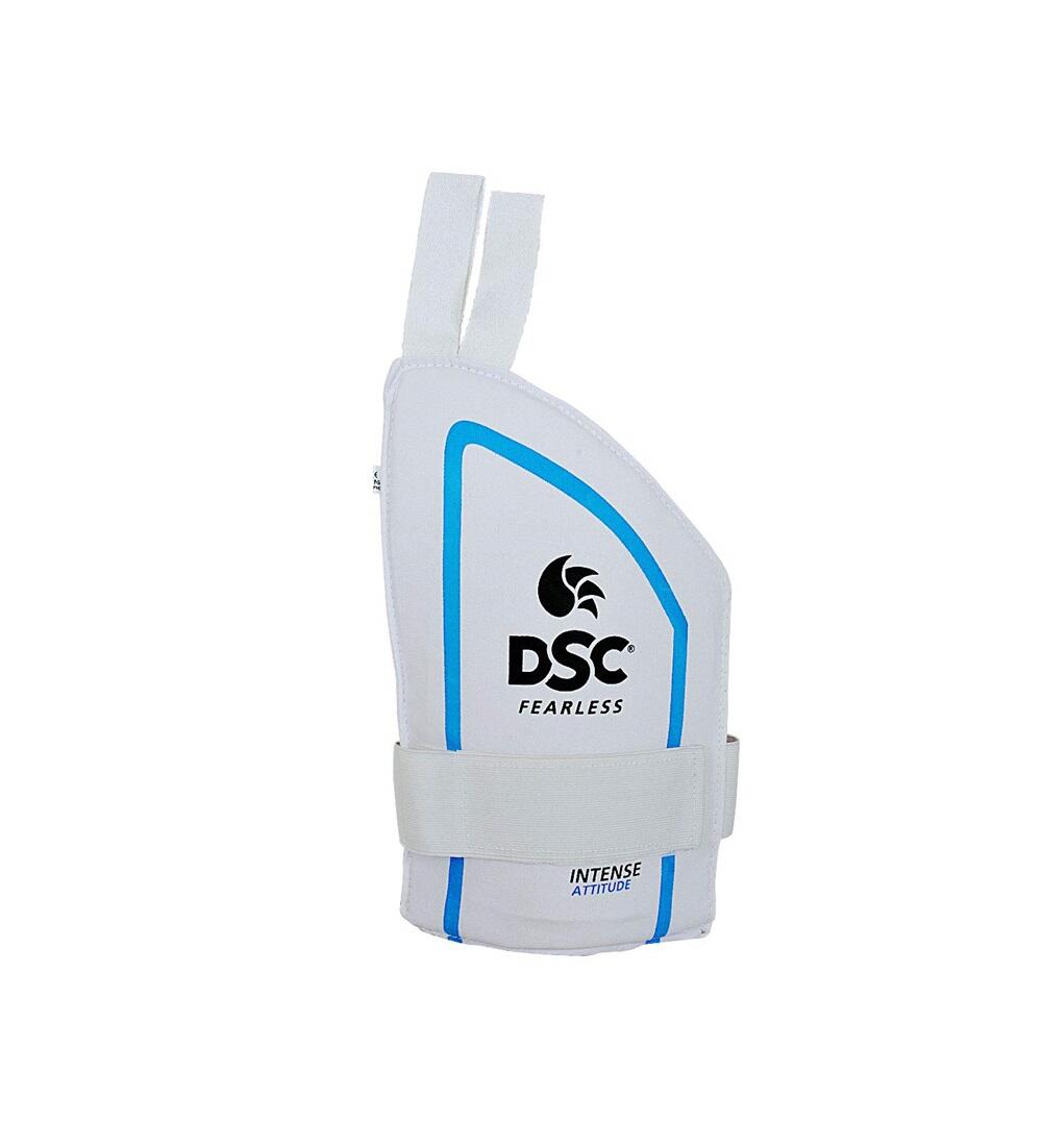 DSC DSC Intense Attitude Cricket Inner Thigh Pad für Herren | Farbe: Weiß, Blau