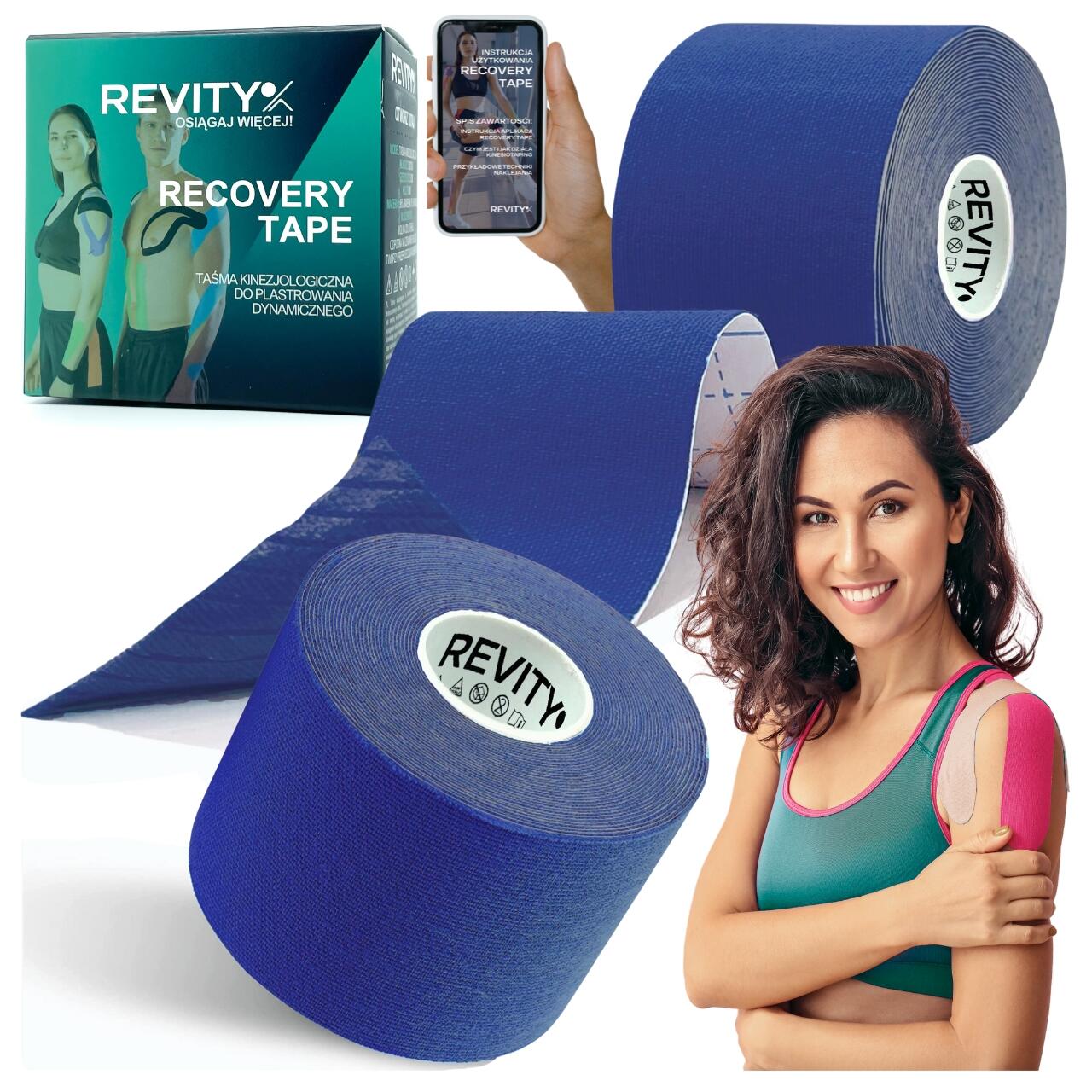 Kinesiology tape 1 szt. 5m Tejpy taśma kinezjologiczna plastry kinesio na kolano