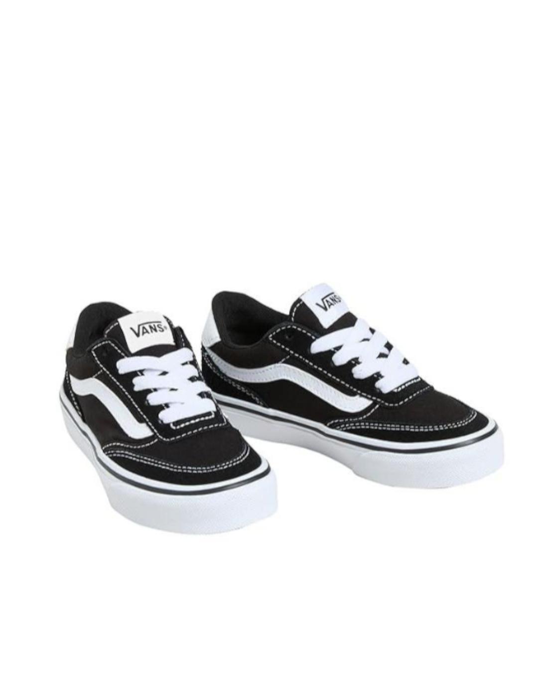 Tênis para criança Vans Brooklyn ls Preto 2/5