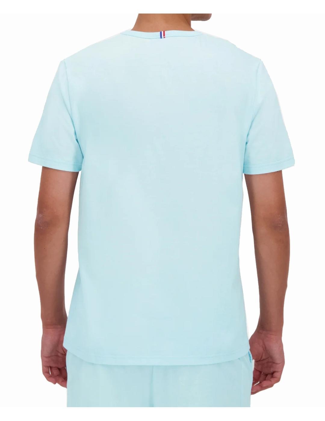 Maglietta da uomo Lecoqsportif Monochrome ss nº3 Blu 2/6