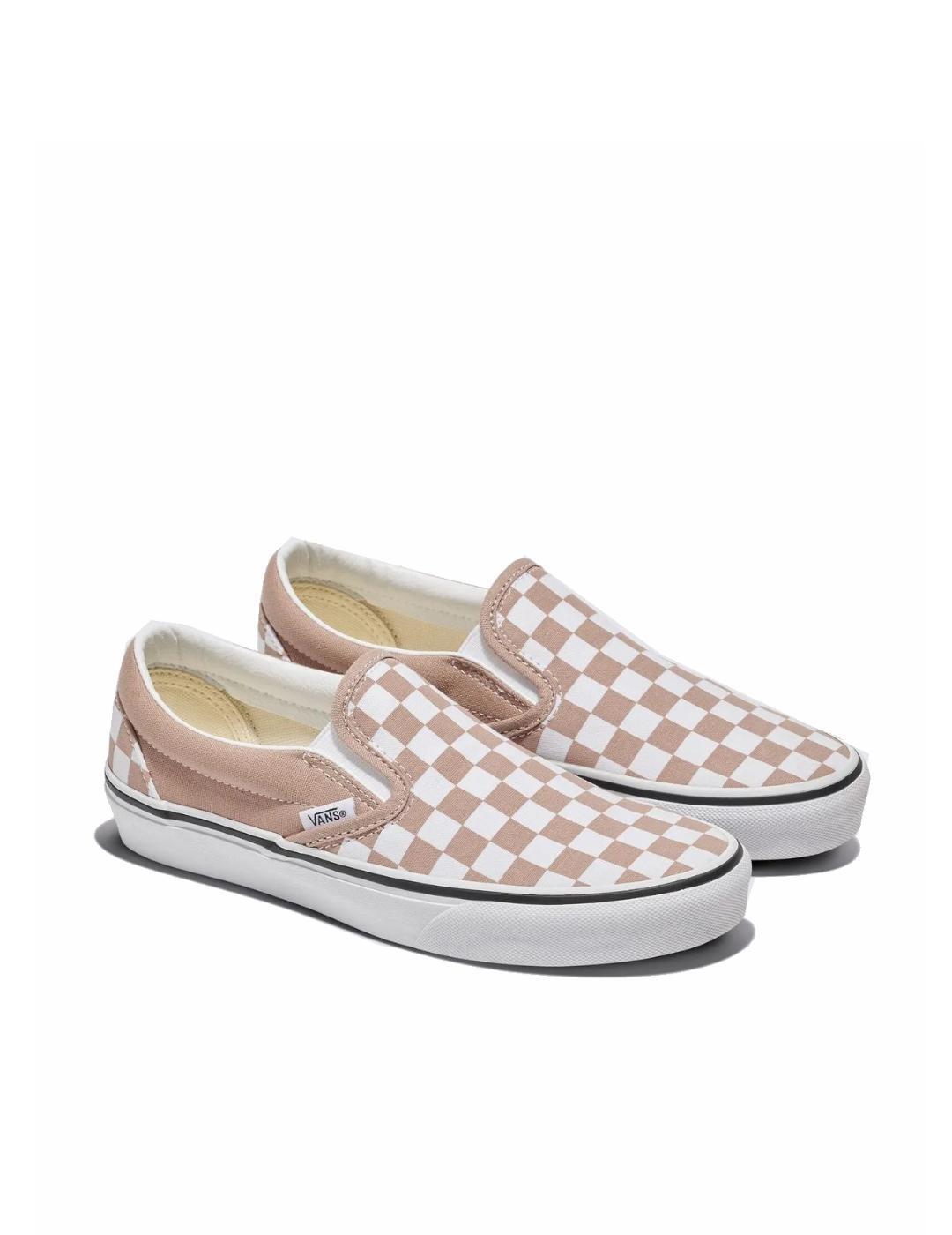 Zapatillas para Mujer Vans  classic slip on Camel 2/4