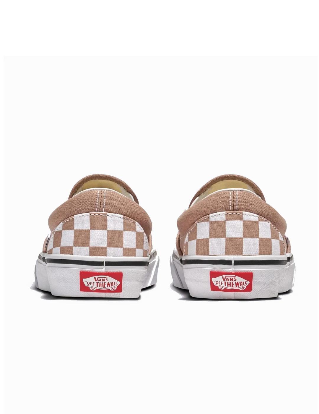 Zapatillas para Mujer Vans  classic slip on Camel 4/4