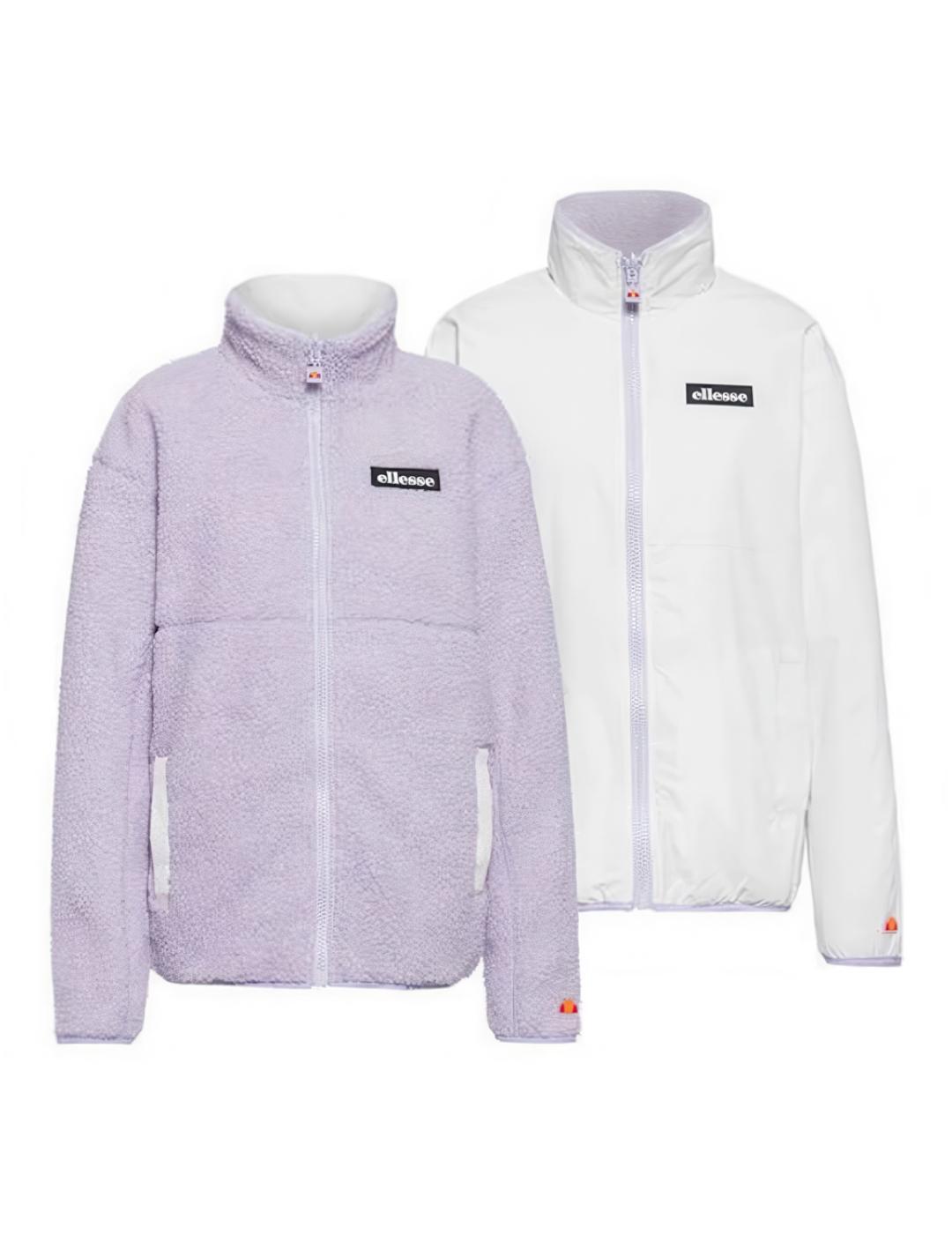 Moletom polar para mulher Ellesse Valgarde reversível fz Roxo 6/7