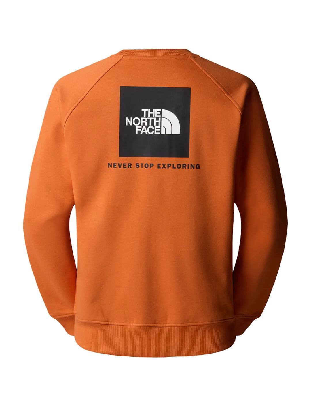 Sudaderas jerseys polares para Hombre The north face Raglan Naranja 2/2