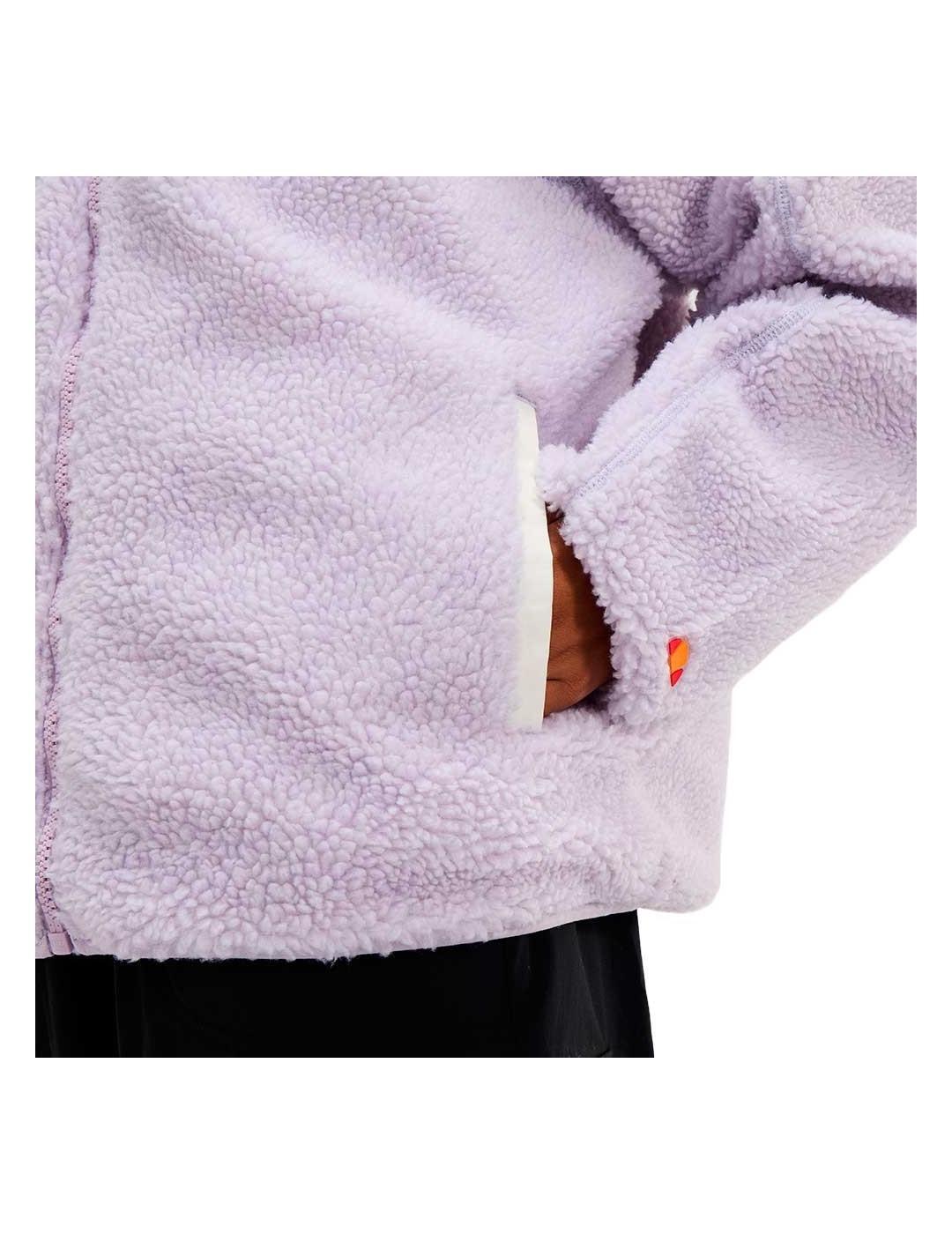 Moletom polar para mulher Ellesse Valgarde reversível fz Roxo 5/7
