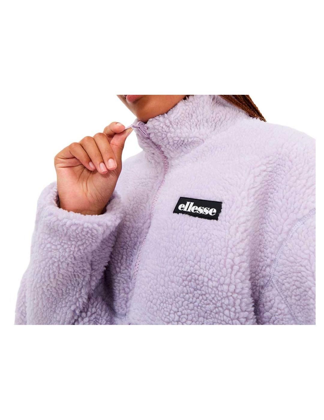 Moletom polar para mulher Ellesse Valgarde reversível fz Roxo 4/7
