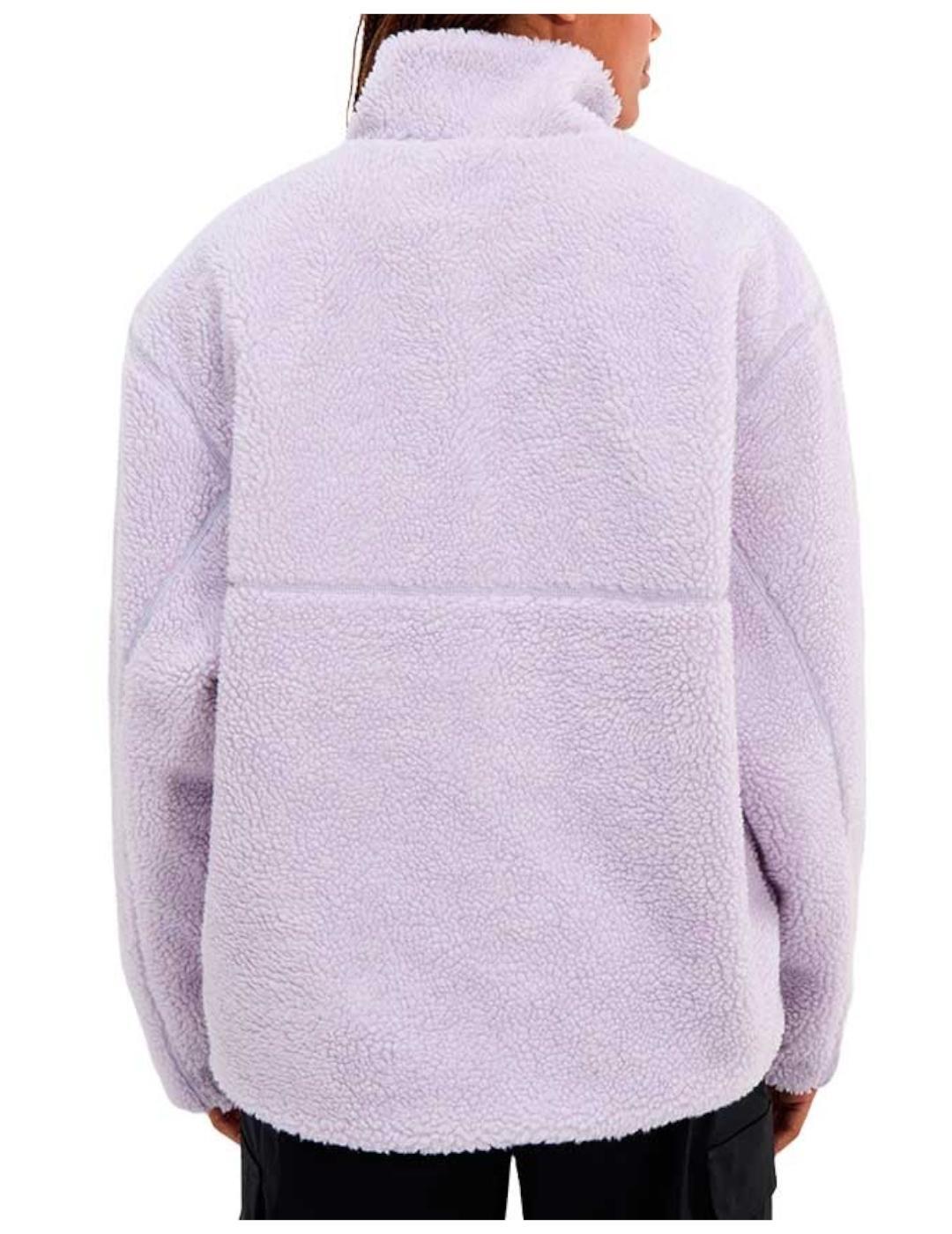 Moletom polar para mulher Ellesse Valgarde reversível fz Roxo 2/7