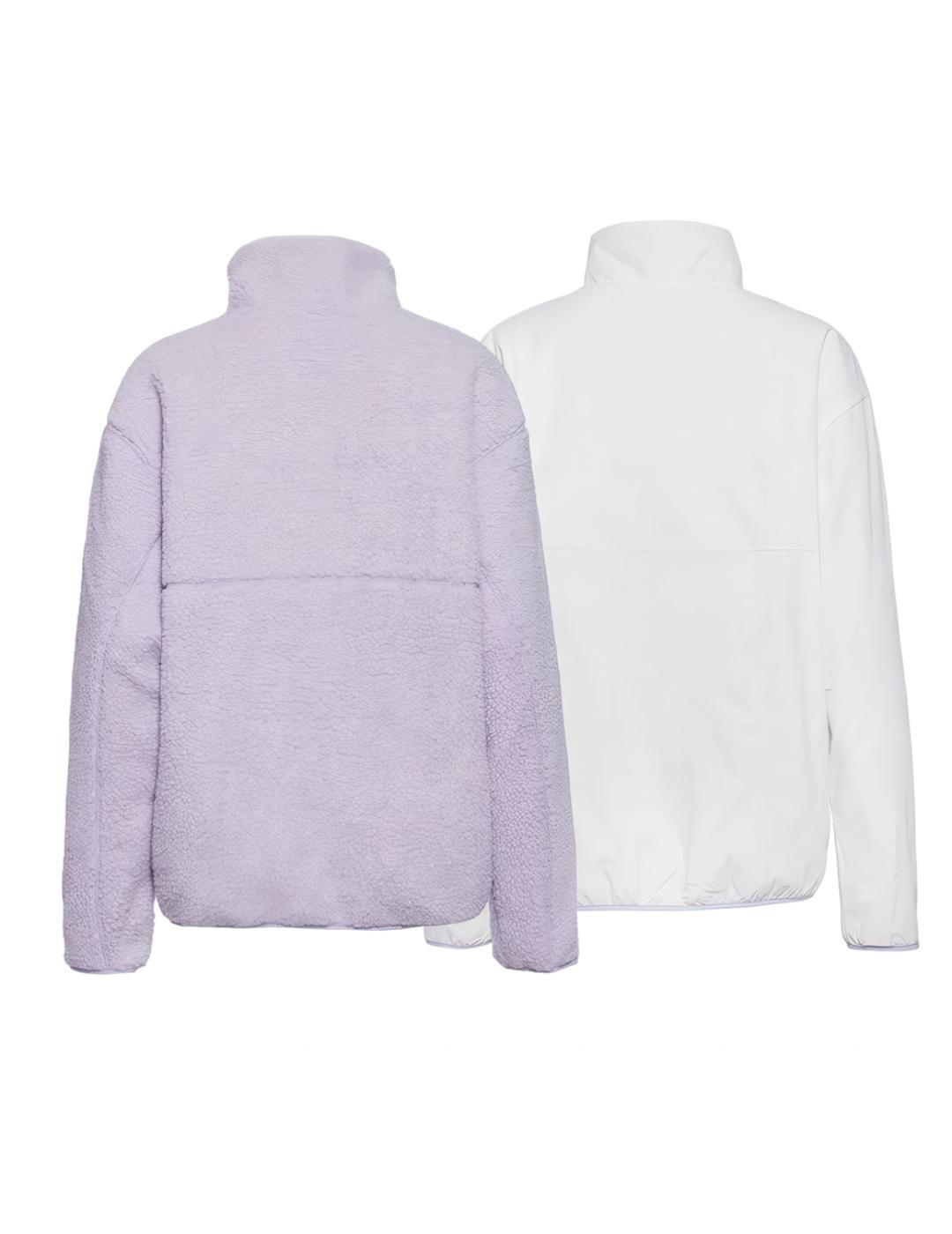 Moletom polar para mulher Ellesse Valgarde reversível fz Roxo 7/7