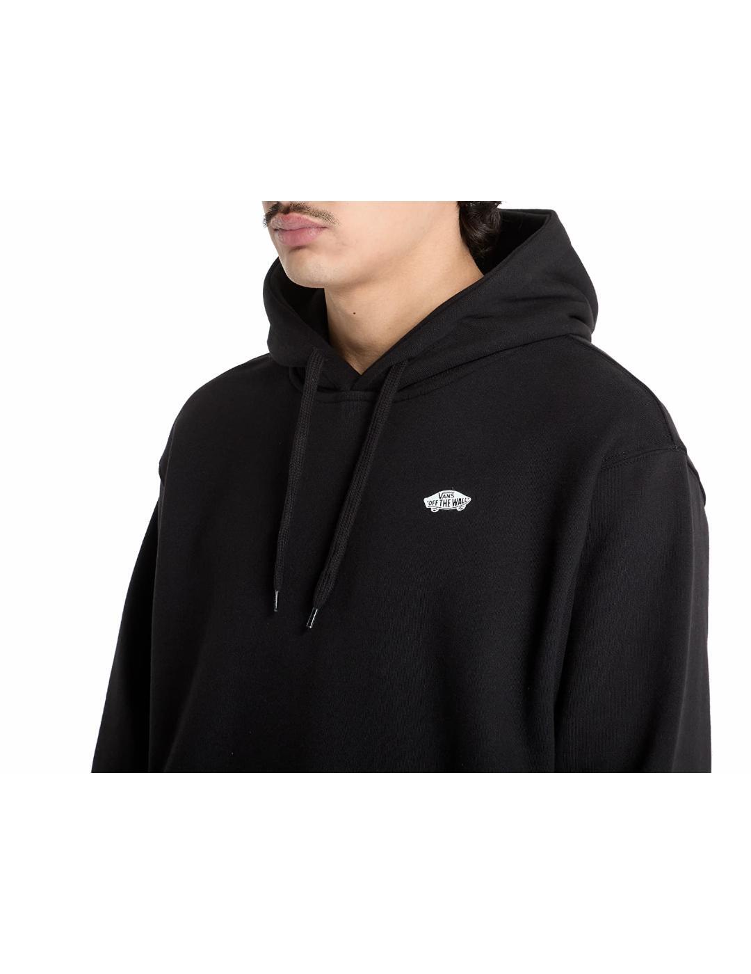 Jersey y sudadera para Hombre Vans Style 76 ii loose hoodie Negro 3/4