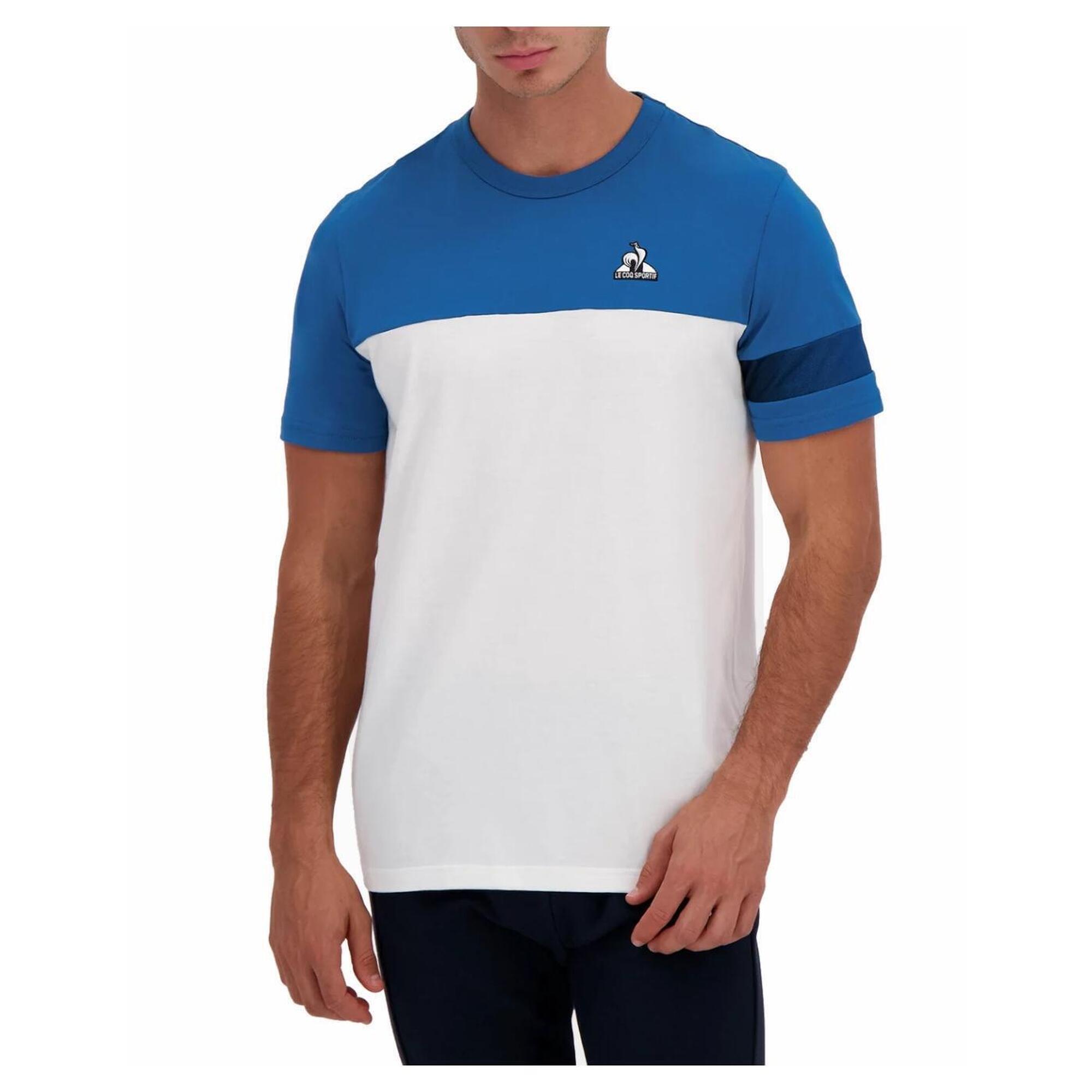 Le Coq Sportif - T-shirt Pour Homme Lecoqsportif Heritage Sp Nº1 Bleu - T-shirt Manches Courtes - Bleu - Decathlon