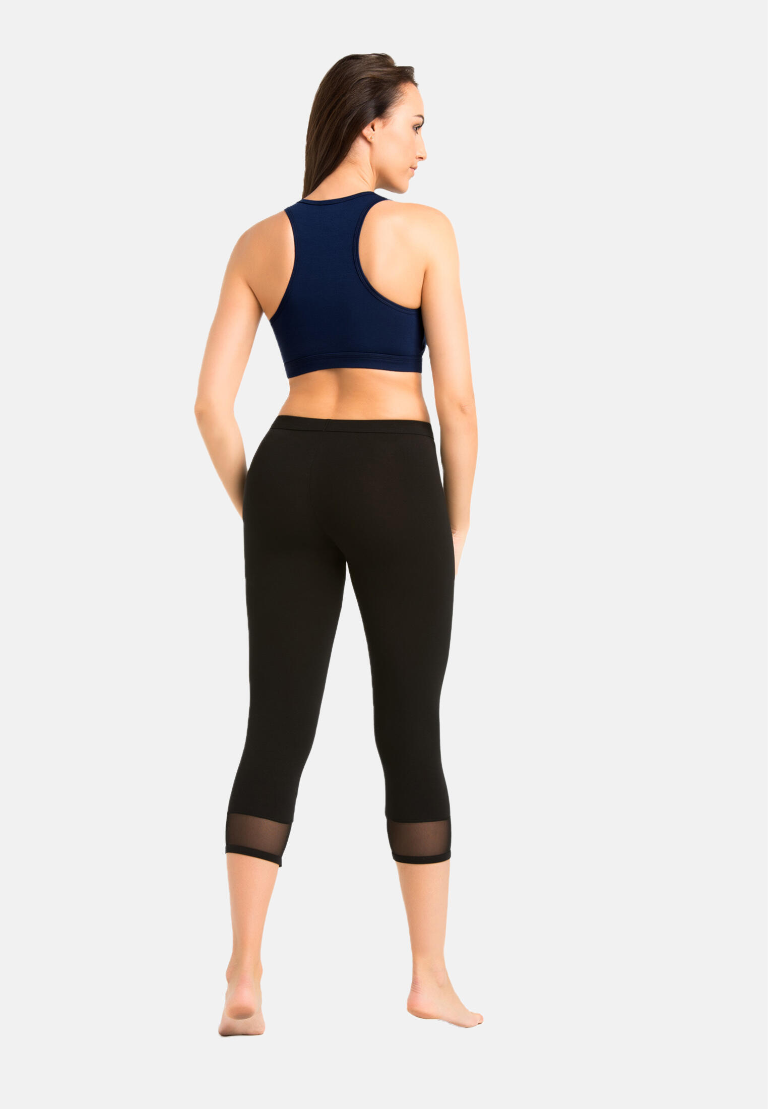 Legginsy na fitness damskie Teyli Glamo 3/4 3/5