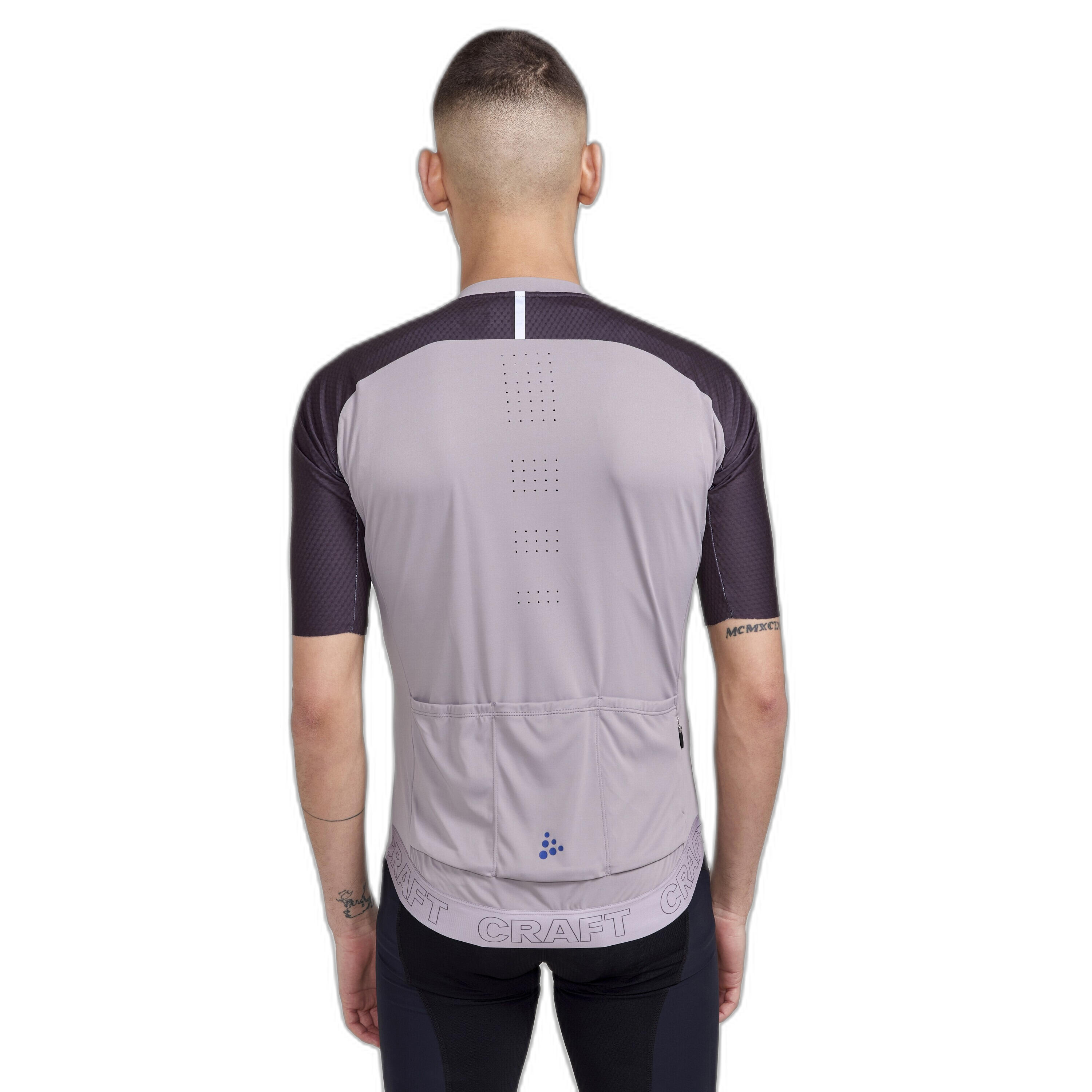 Maillot manches courtes Craft Pro Aero Gris Noir 3/5
