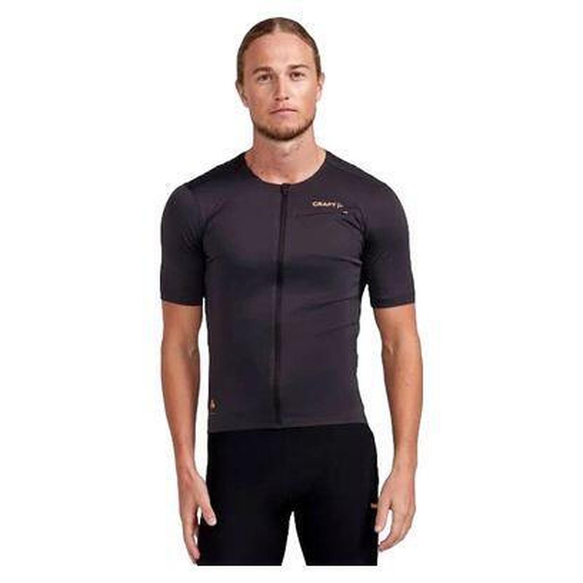 Craft - Maillot Manches Courtes Craft Pro Gravel Noir - Maillot Manches Courtes - Noir|orange - 42 M/l - Decathlon