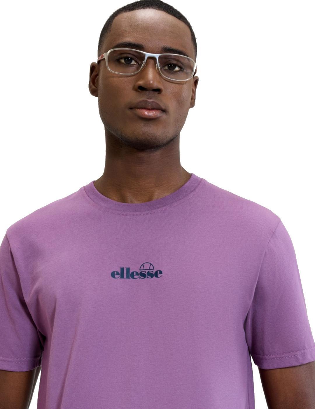 Camiseta para Hombre Ellesse Ollio Morado 3/4