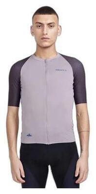 Craft pro aero short mouw jersey grijs zwart