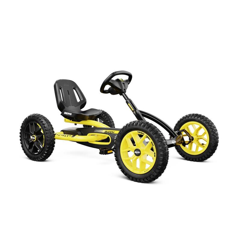 Gokart z regulowanym siedzeniem i oponami pneumatycznymi Buddy Cross BERG