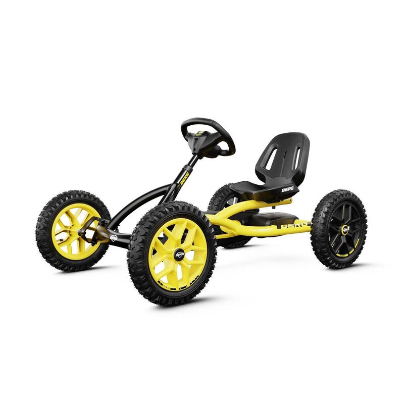 Gokart z regulowanym siedzeniem i oponami pneumatycznymi Buddy Cross BERG