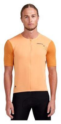 Craft pro gravel peach/desert men's short sleeve jersey