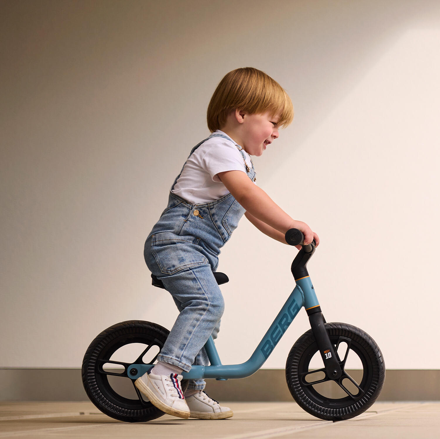 Loopfiets voor Kinderen, 2+ Jaar, 10 Inch, MOOV 10 Blauw 2/7