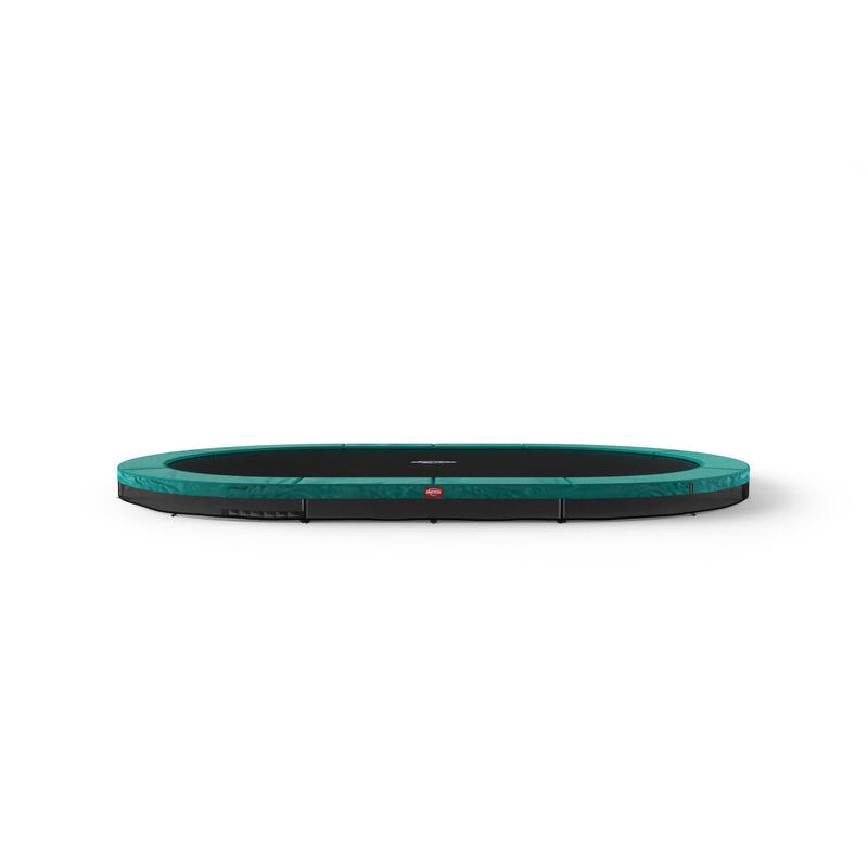 Trampolina BERG Favorit Wkopana Owalna 520x345 Zielona