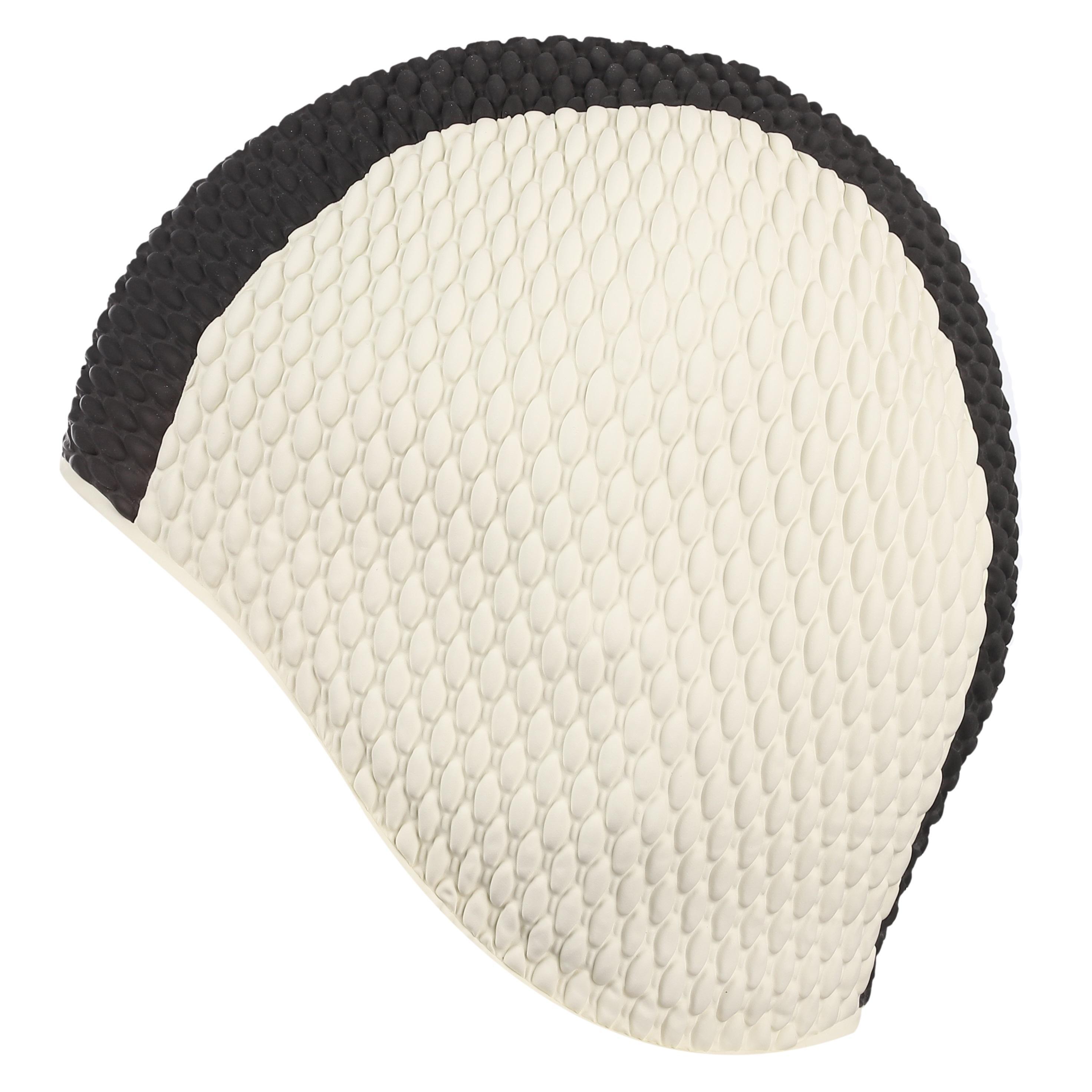 INDIGO SPORTS Touca de Natação Bubble Bicolor INDIGO Branco-Preto