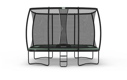 Trampolin BERG Champion ECO Regular Rechteckig + Sicherheitsnetz 410 x 250 Grün