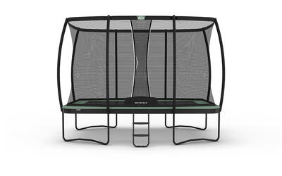 Trampolin BERG Champion ECO Regular Rechteckig + Sicherheitsnetz 410 x 250 Grün