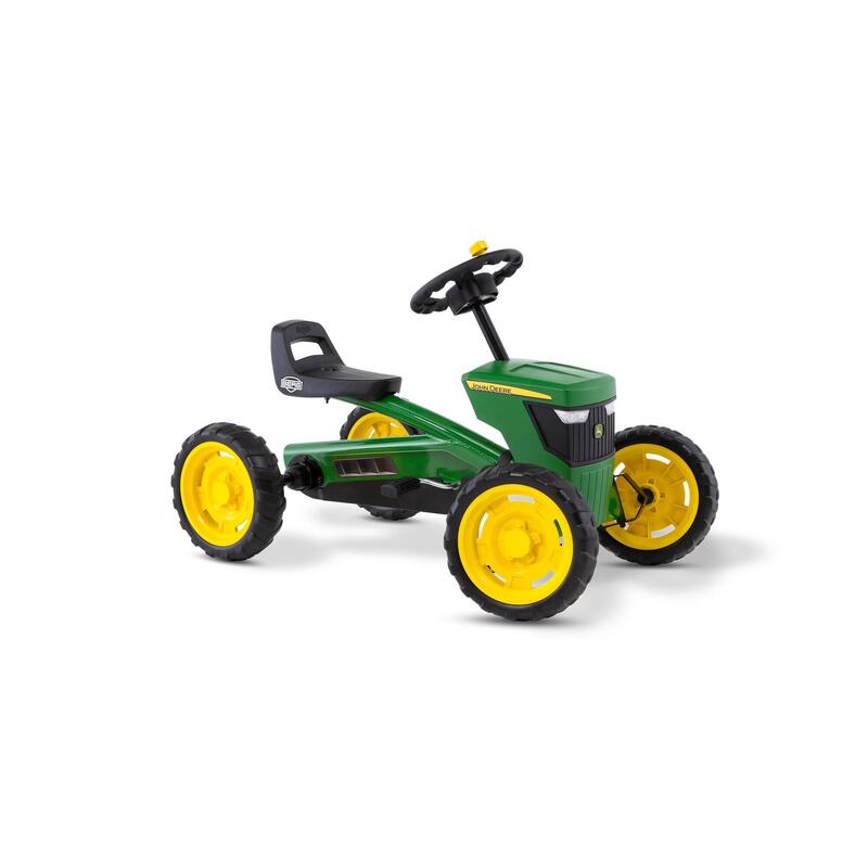 Gokart z regulowanym siedzeniem i piankowymi oponami Buzzy John Deere BERG