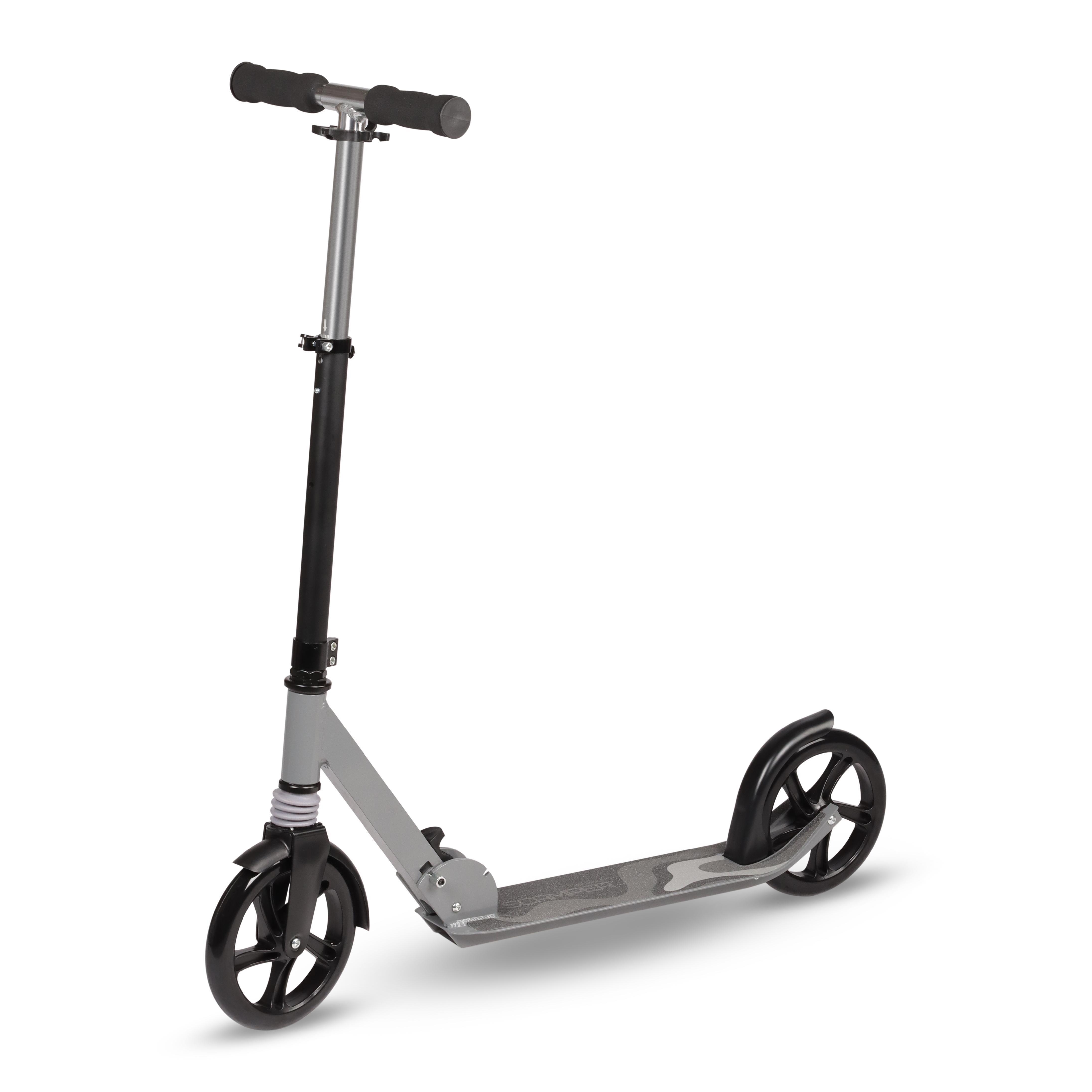 Trotinete dobrável para adultos até 100 kg scamper indigo cinzento-preto