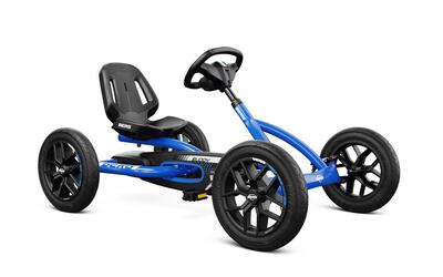 Gokart mit verstellbarem Sitz und Luftreifen Buddy Blue BERG