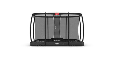 Trampolin BERG Champion + Sicherheitsnetz InGround Rechteckig 330x220 Anthr. Gr.