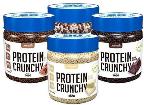 Protein Crunchy - 500 g di gocce di cioccolato fondente Quamtrax 3/6