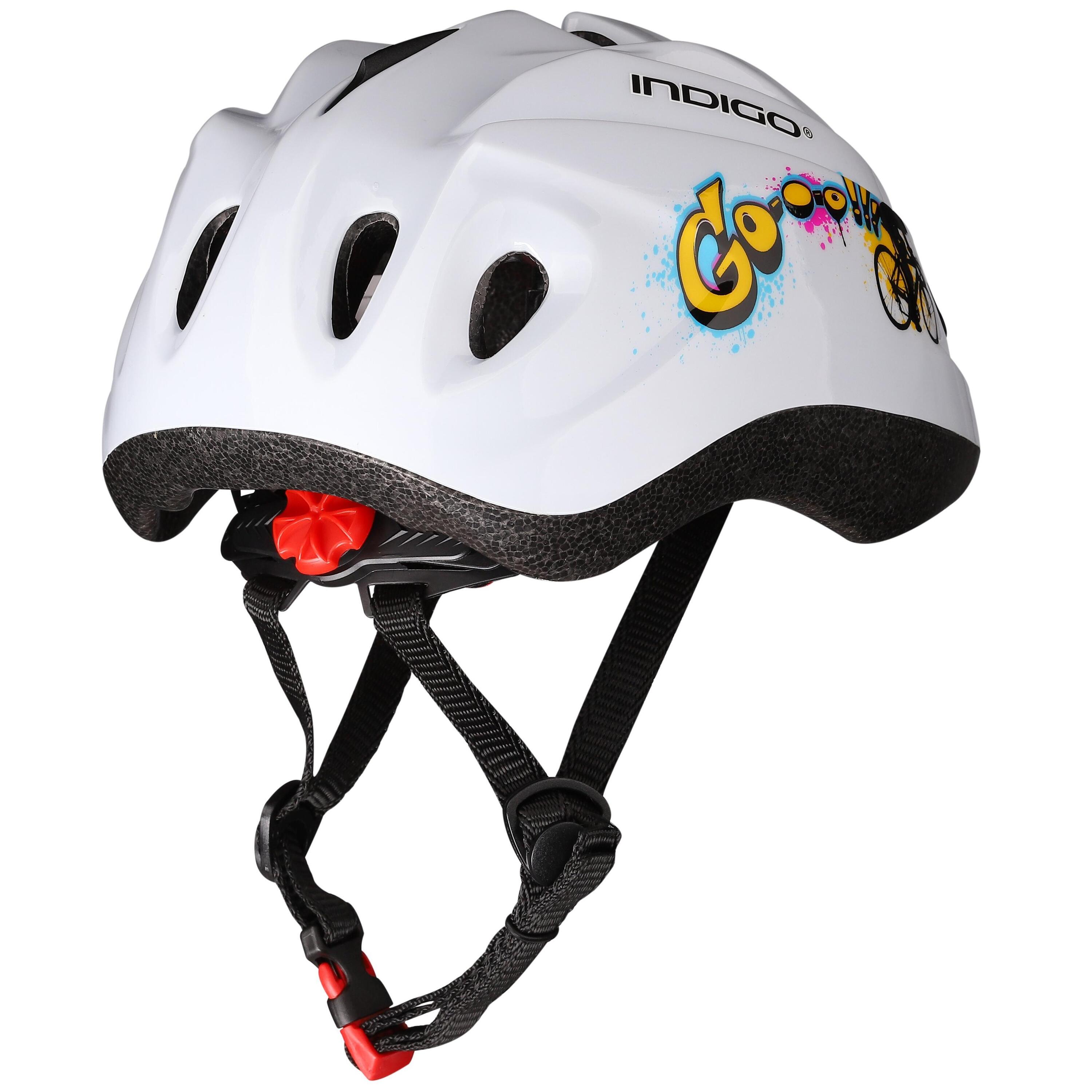 Casco de Bicicleta Niños con 10 Ventilaciones GO INDIGO 48-56 cm