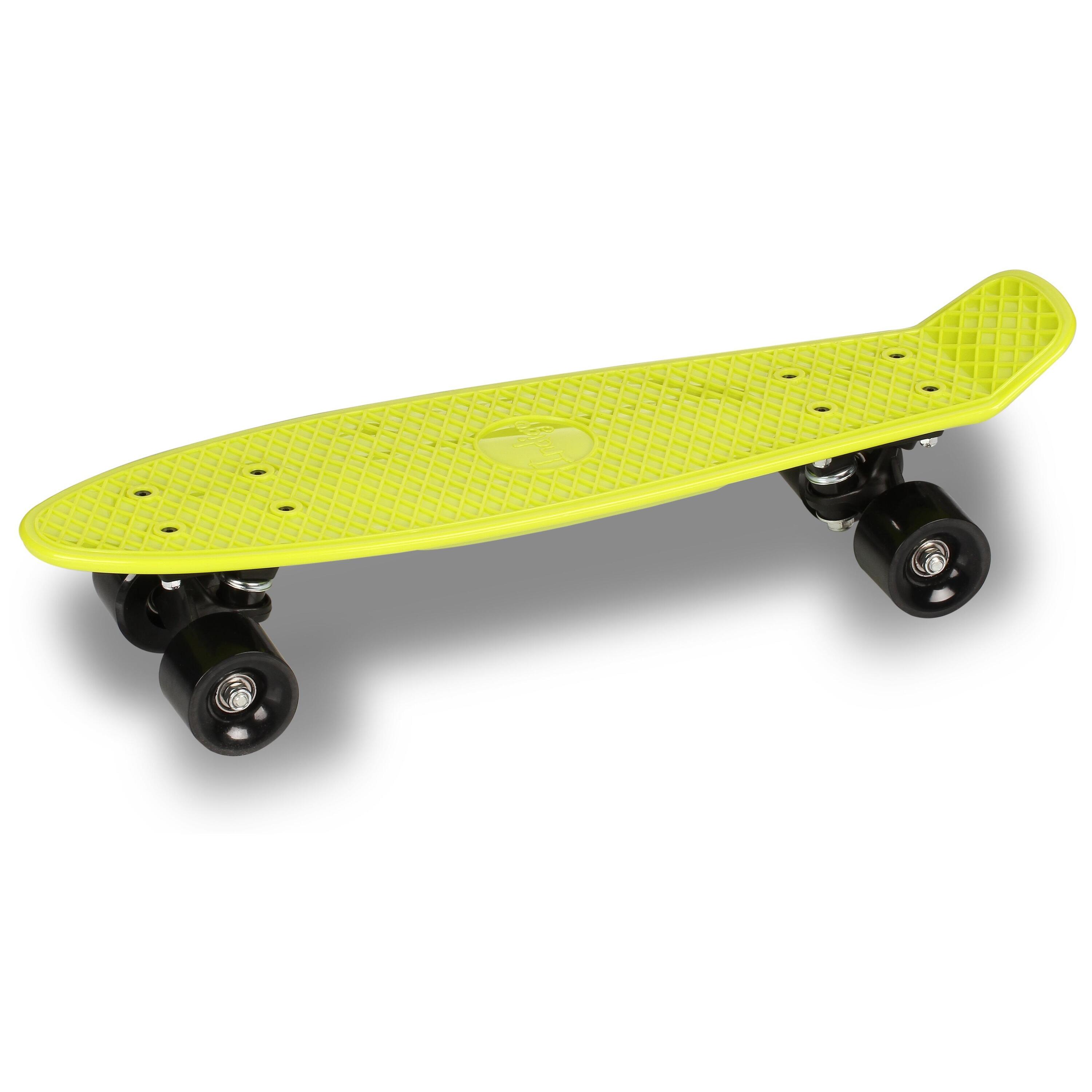 INDIGO SPORTS Skateboard de PVC (Cruiser) Infantil INDIGO 56,5 * 15 cm Verde Claro