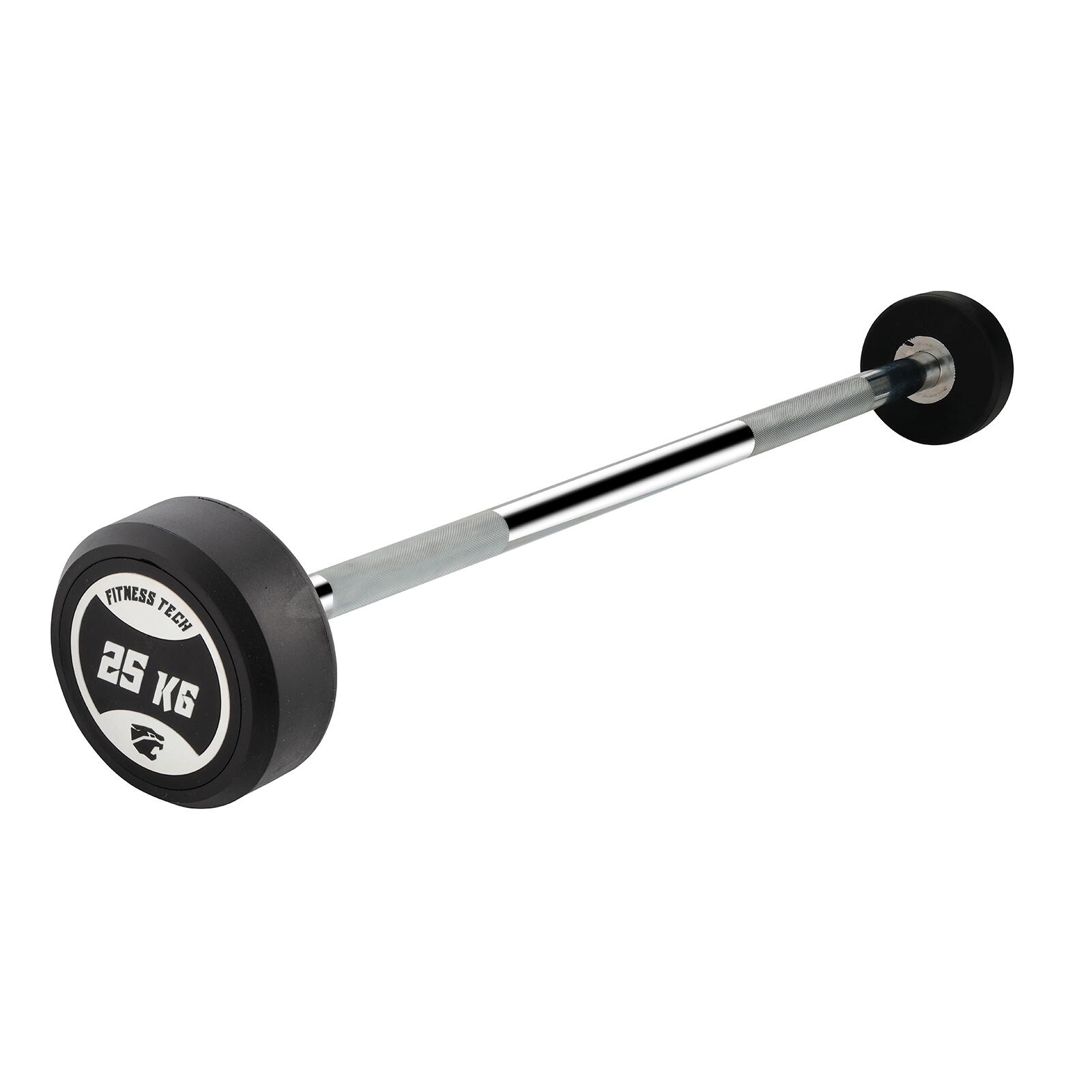 Barra Montada Reta 25 kg Fitness Tech