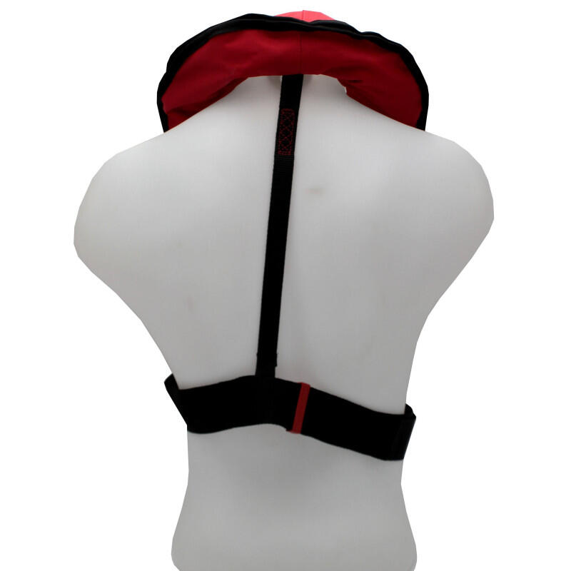 Colete salva-vidas inflável automático 170N com arnês ESSENTIAL Vermelho 2/7
