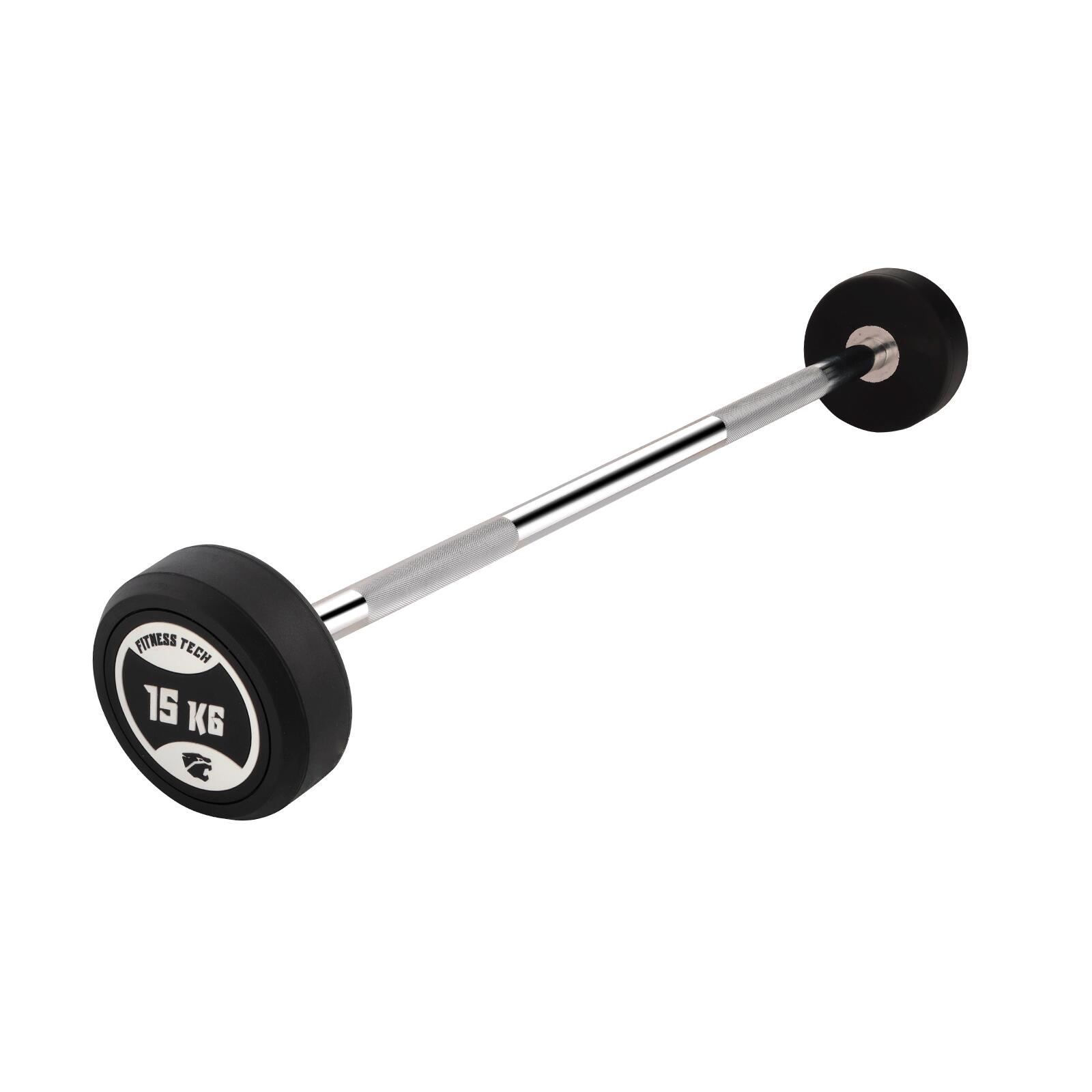 Barra Montada Reta 15 kg Fitness Tech