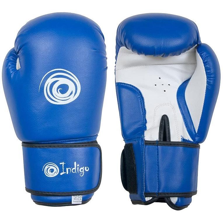 Indigo Sports - Gants De Boxe Pvc Indigo - Gants De Boxe - Bleu - 10 Oz - Decathlon