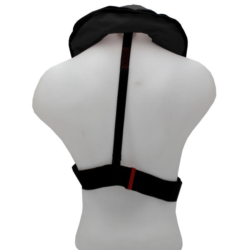 Giubbotto di salvataggio gonfiabile automatico 170N ESSENTIAL Nero - ARANCIONE 2/3