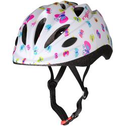 Casque Vélo Enfant avec Aérations BUTTERFLY INDIGO 48-56 cm Blanc