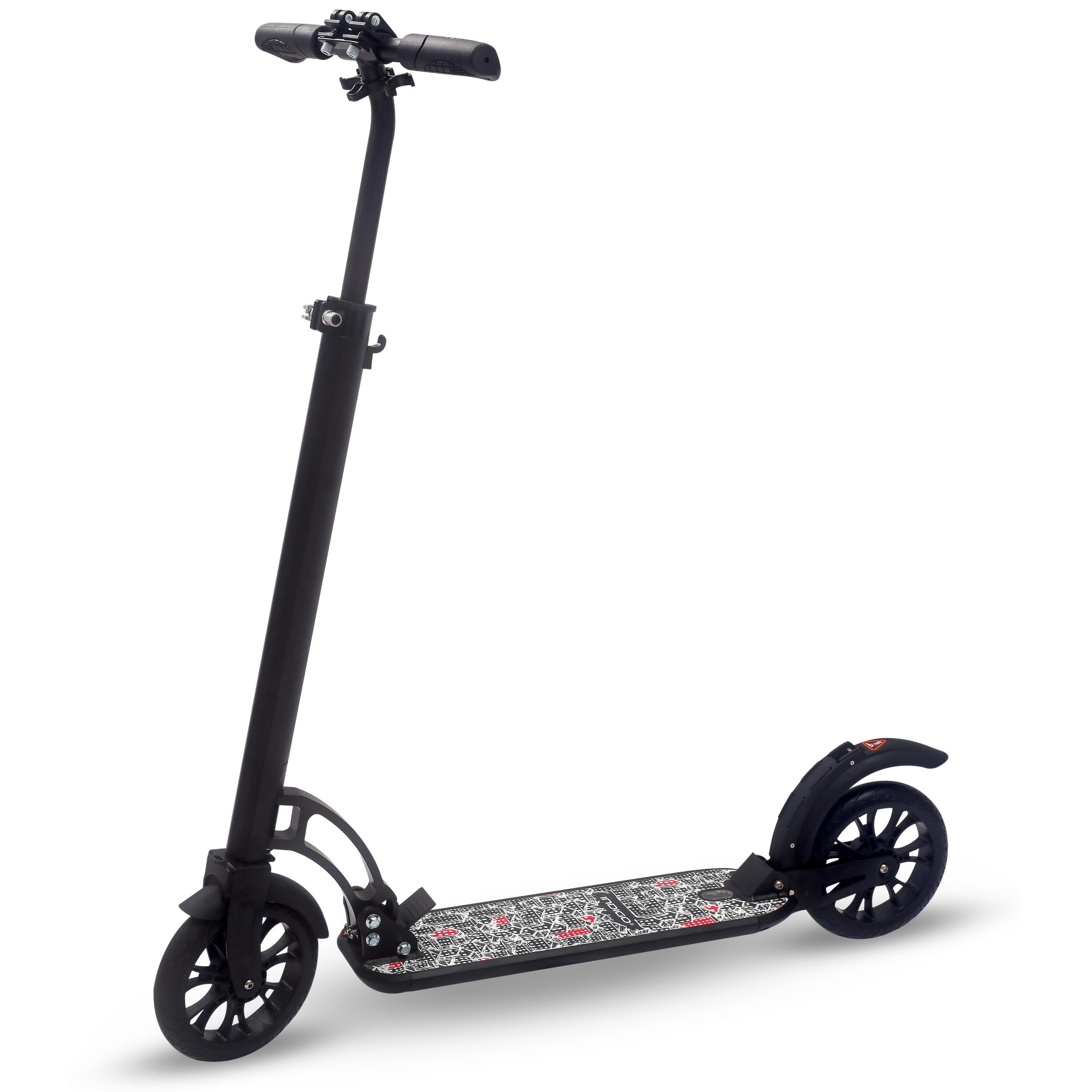 INDIGO SPORTS Trotinete Dobrável Adulto Até 100 Kg CITY INDIGO Preto