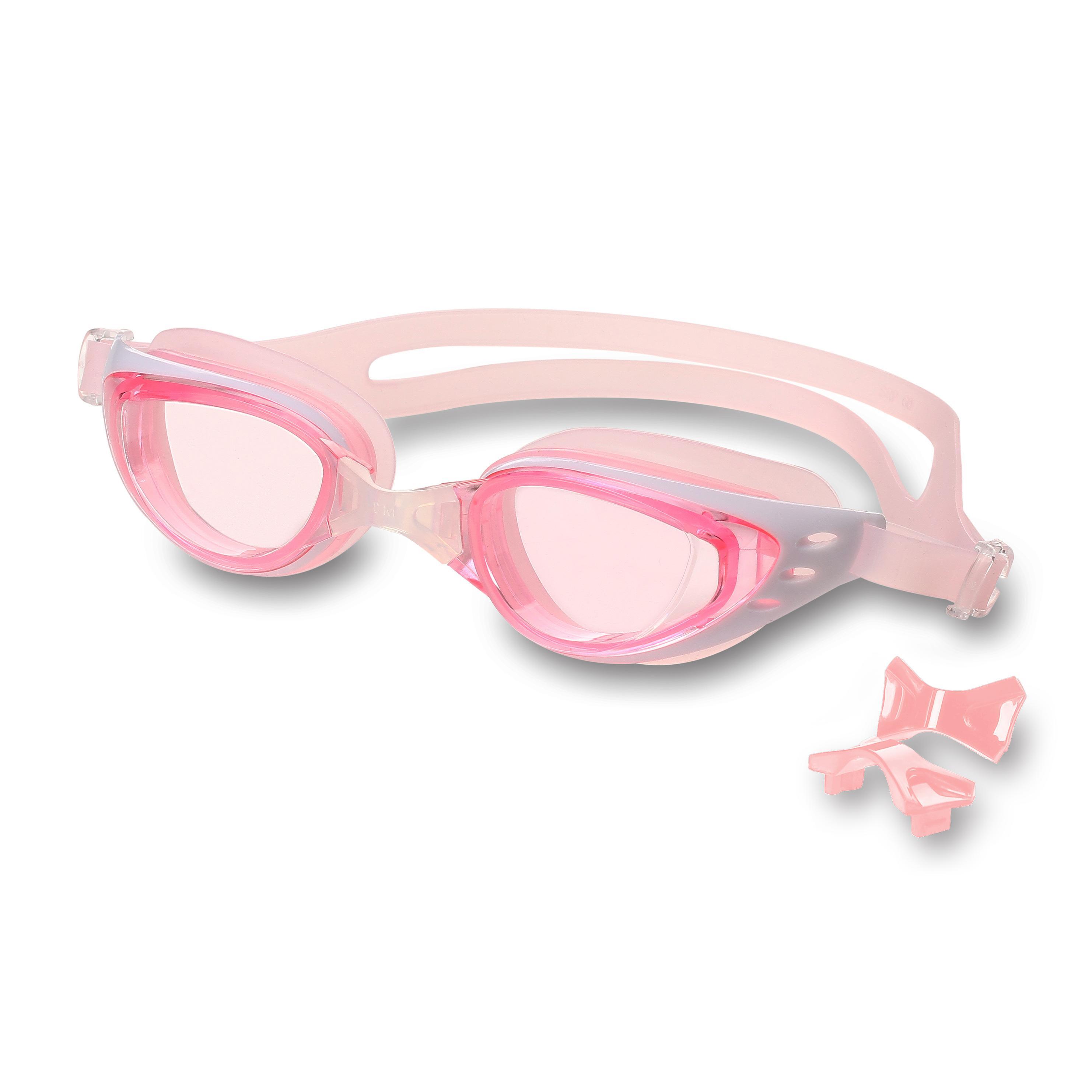 Óculos de natação com ponte intercambiável pike indigo rosa