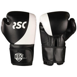 Gants de Boxe PU FLEX POWER RSC Blanc-Noir