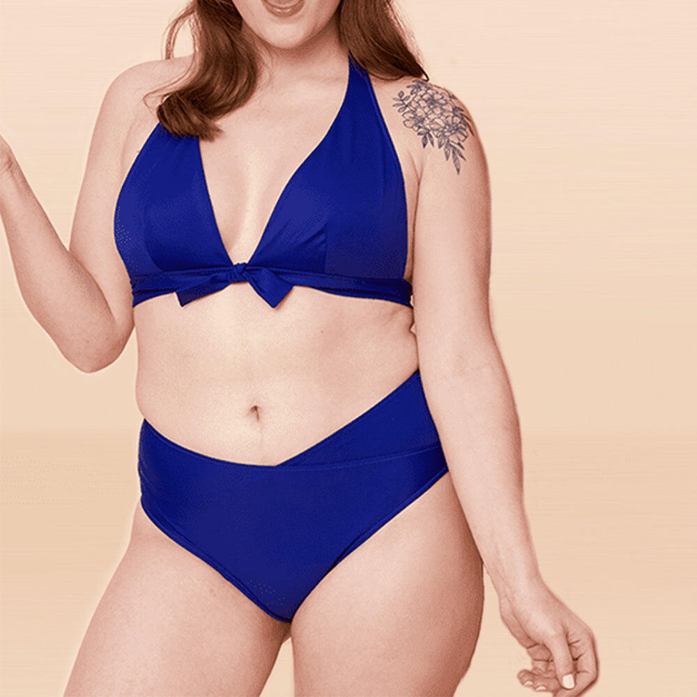 Bas de maillot menstruel Naïa Bleu flux light 4/4