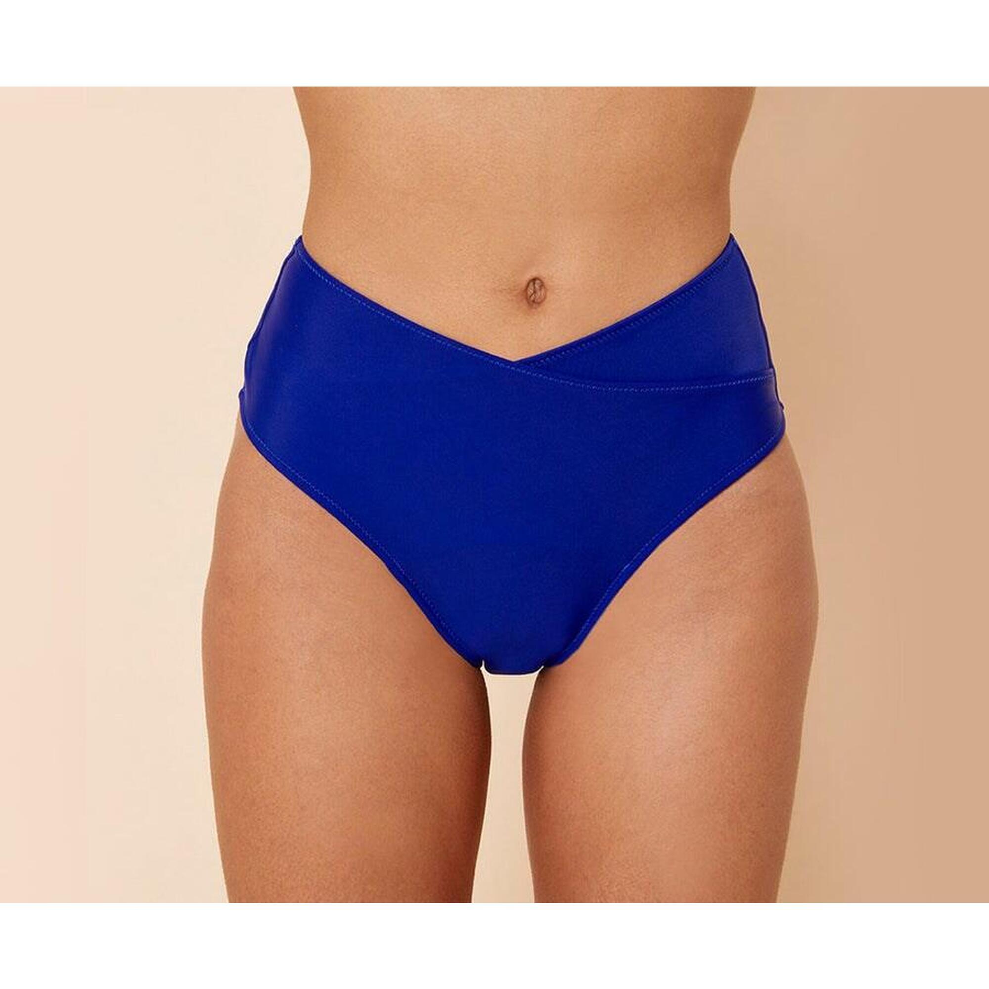 Sisters Republic - Bas De Maillot Menstruel Naïa Bleu Flux Light - Bas De Maillot De Bain - Bleu - 56 3xl - Decathlon