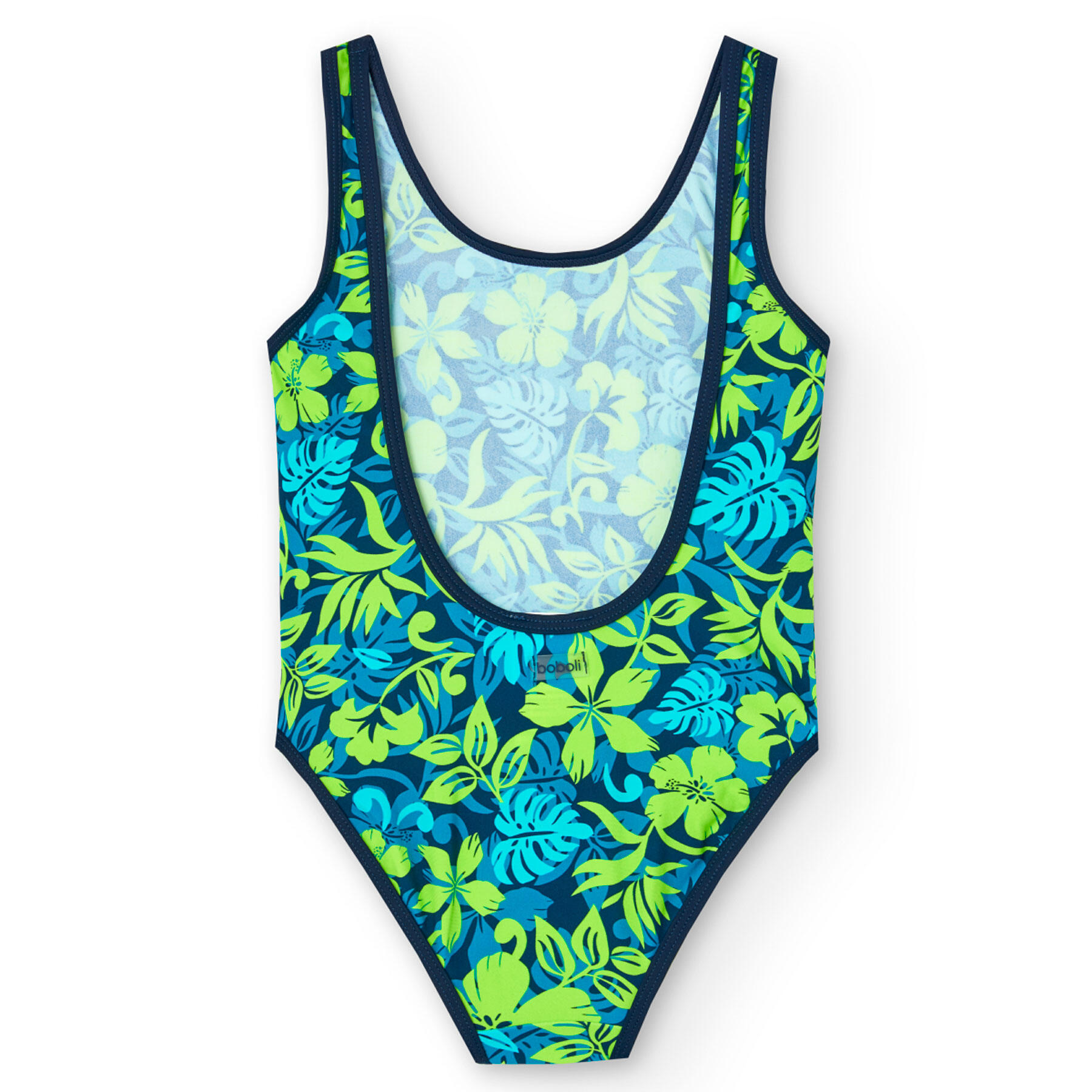 Bañador Natación Niña Boboli Verde 2/4