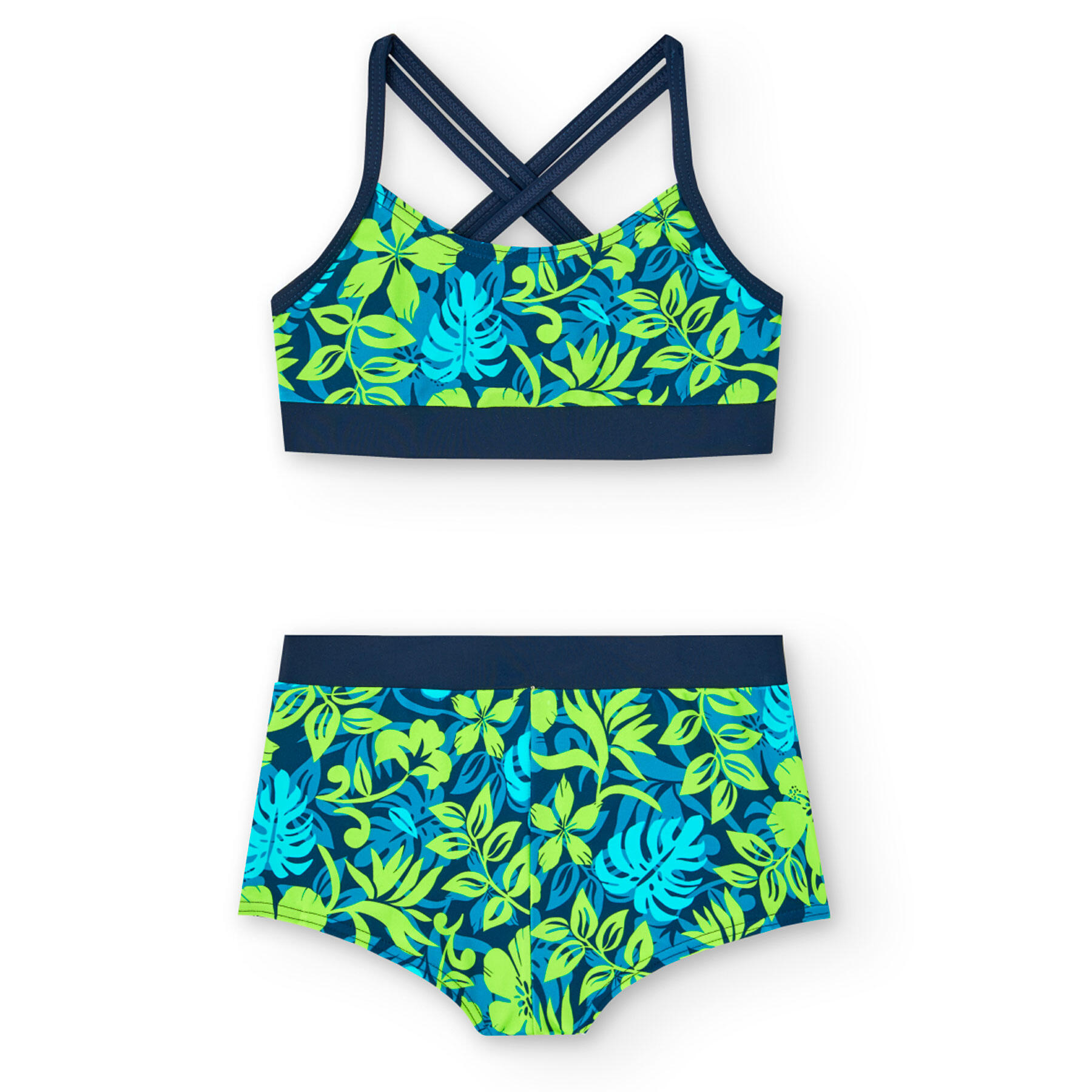 Bikini Natación Niña Boboli Verde 1/4