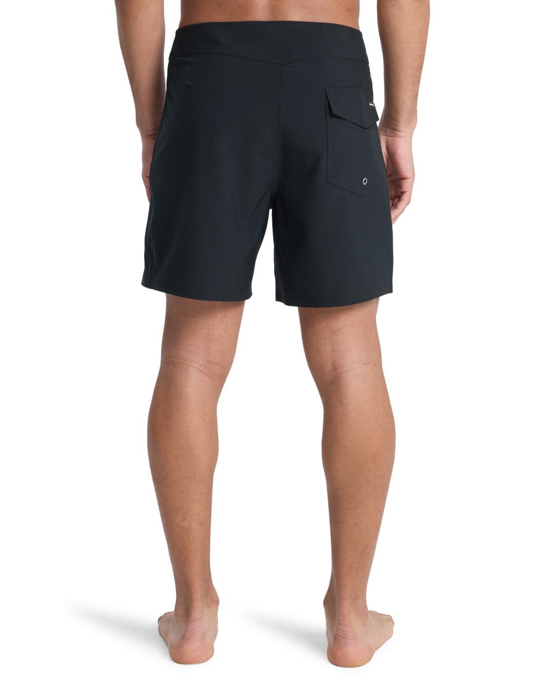 Boardshort SURFSILK KAIMANA 16" Schwarz Heren 3/4