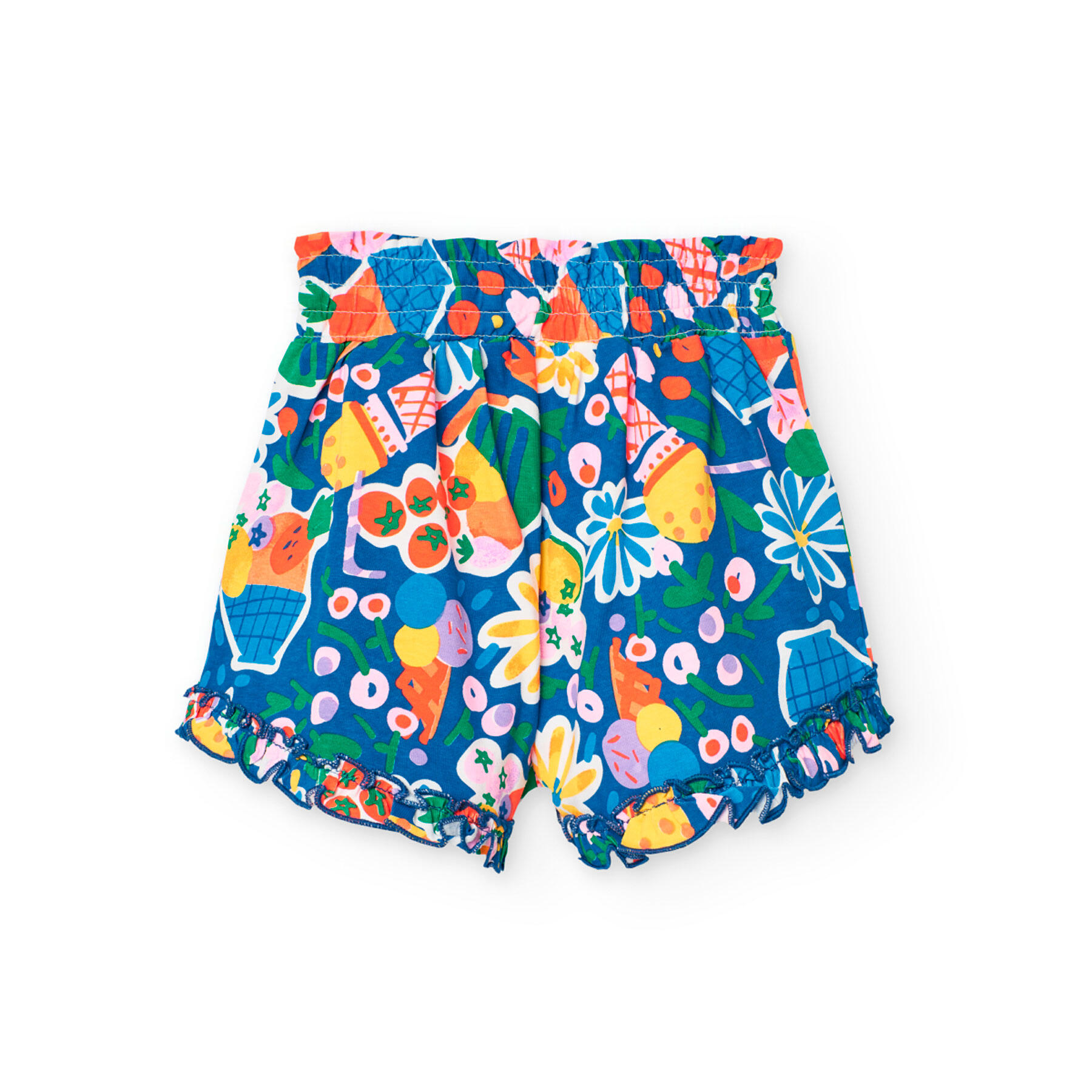 Bermudas Senderismo Niña Boboli Azul 2/4
