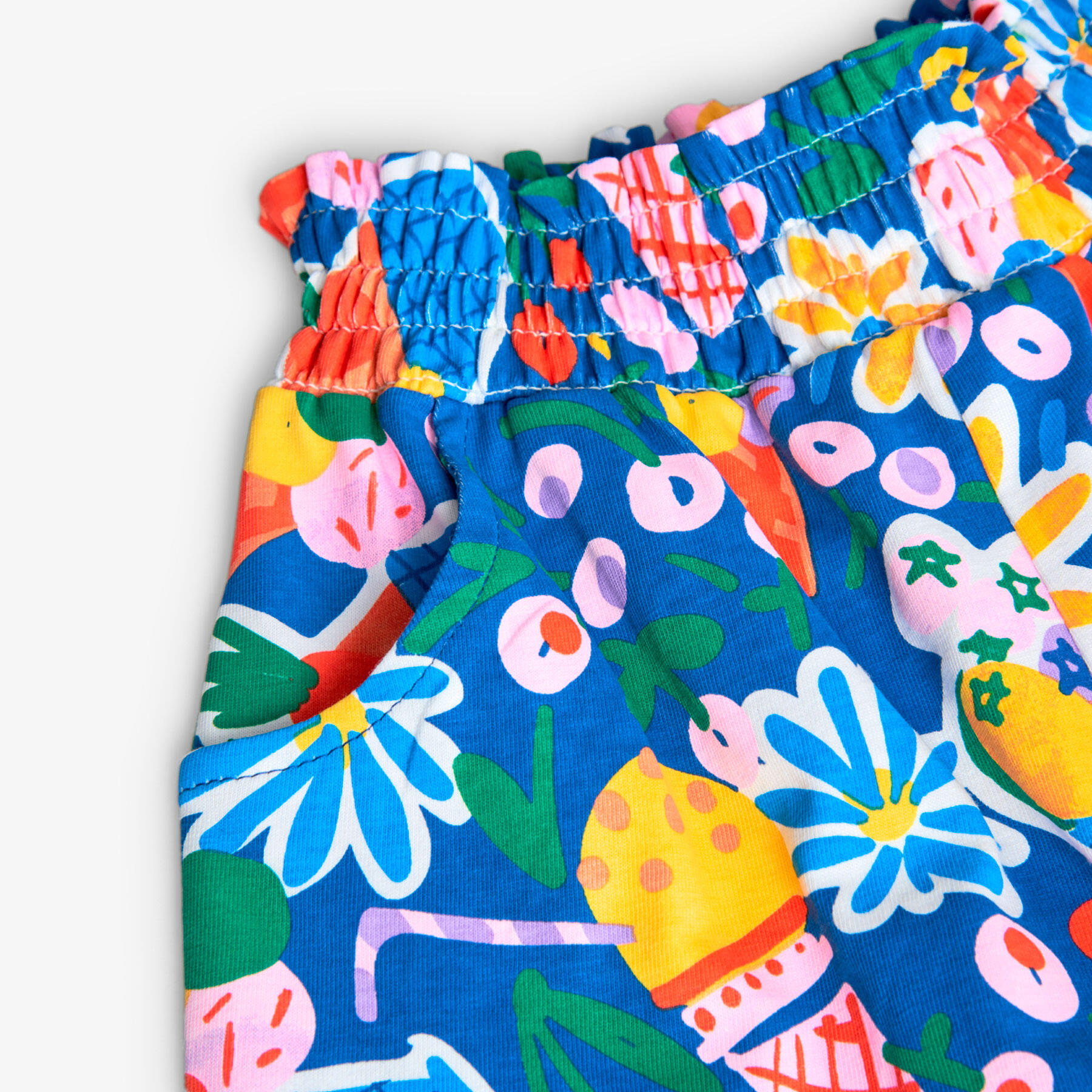 Bermudas Senderismo Niña Boboli Azul 3/4